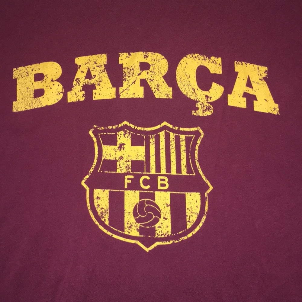 FC Barcelona Maroon Short Sleeve T-shirt